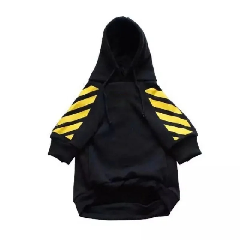 

Fahion Trendy Striped Pet Clothing, Black/white