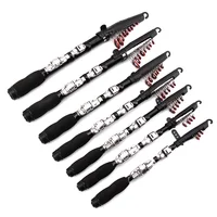 

Low MOQ fly sea fishing rod telescopic ultra light mini fishing rod glass fiber