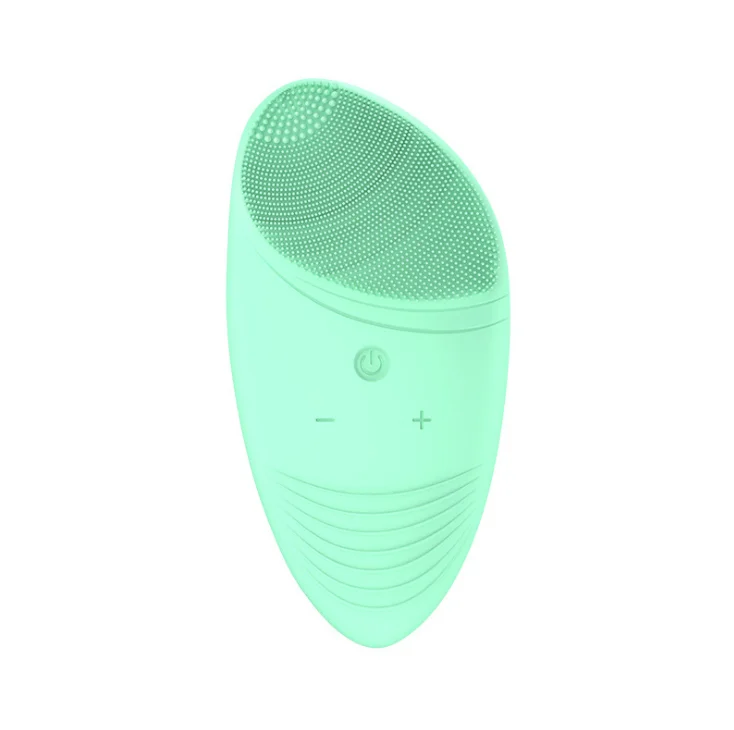 

Electric face cleaner silicone gel face pore cleaner scrub face brush magic device source manufacturer Silica gel cleanser, Pink