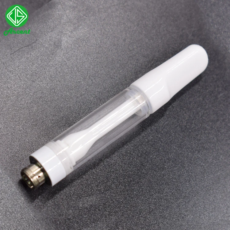 
High quality pure taste 510 all ceramic vape cartridge with 2 oval holes childhood design 