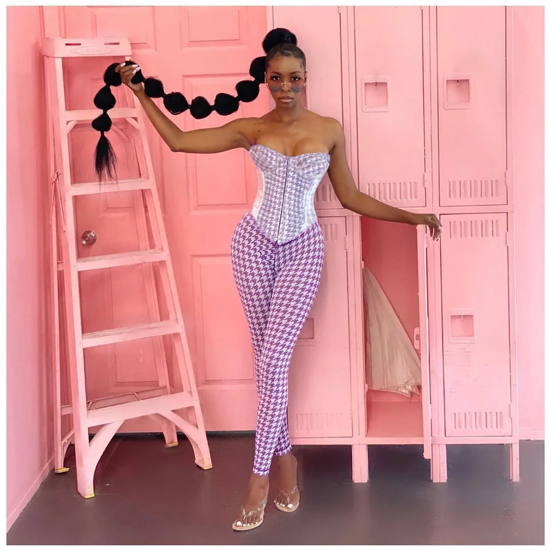 

2020 Winter Slim Bodice Small Floral Lady'S Suit Jumpsuits Women 2020 Sexy, Customized color