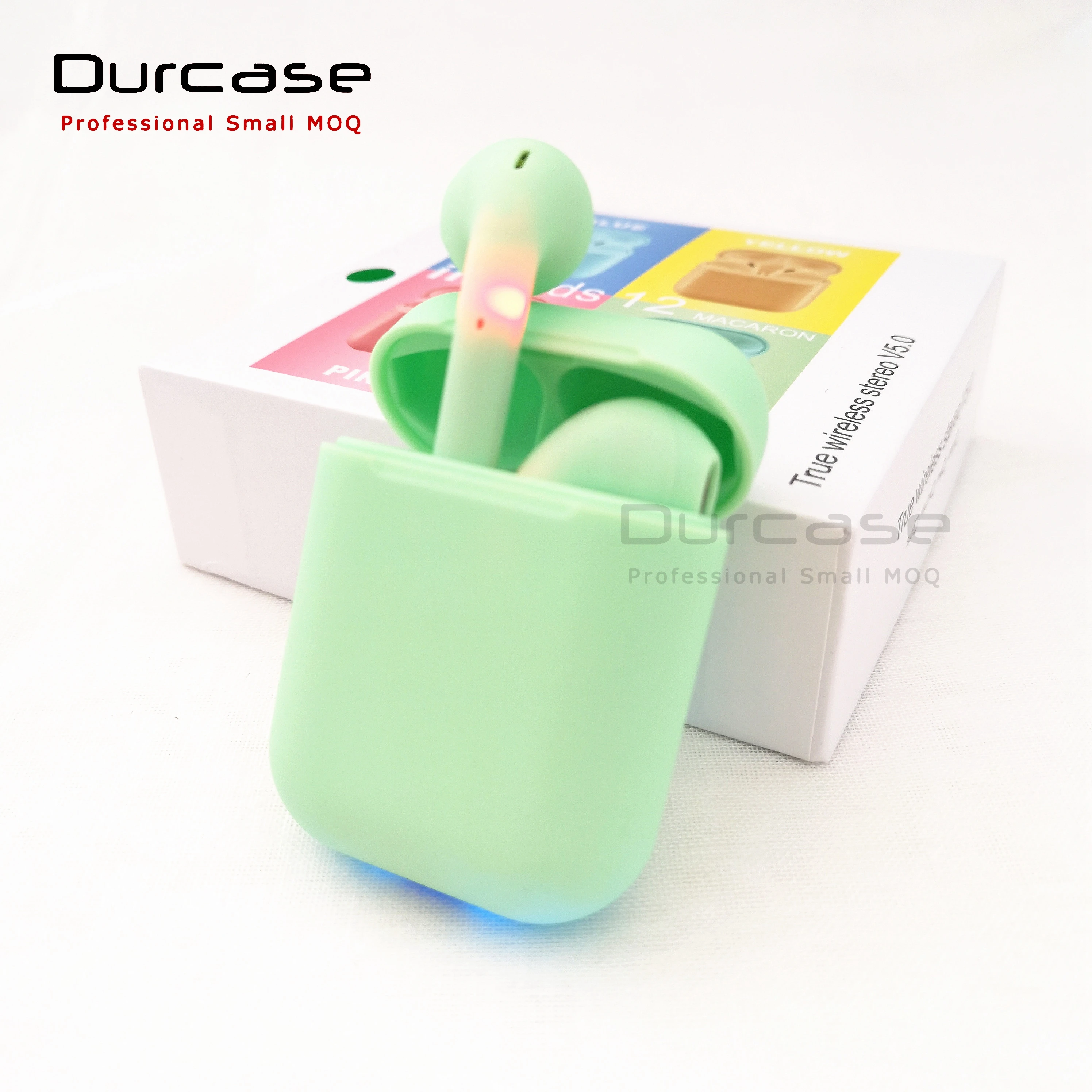 2020 Newest Original design Inpods 12 TWS V5.0 Colourful Frosted Feel Stereo True wireless Earbuds Headphone Earphone - ANKUX.COM