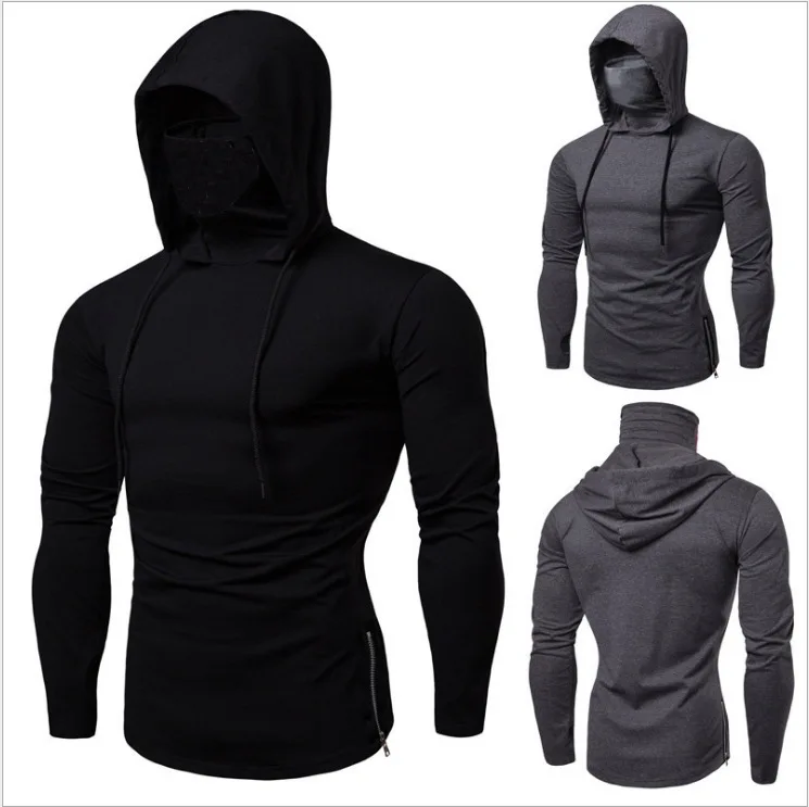 

Spring Workout clothes men's sweater hooded long-sleeved T-shirt Sporting Warm 2020 fashion pullover Men Sweatshirts Clothing, Orange, green, yellow, dark blue, blue, pink