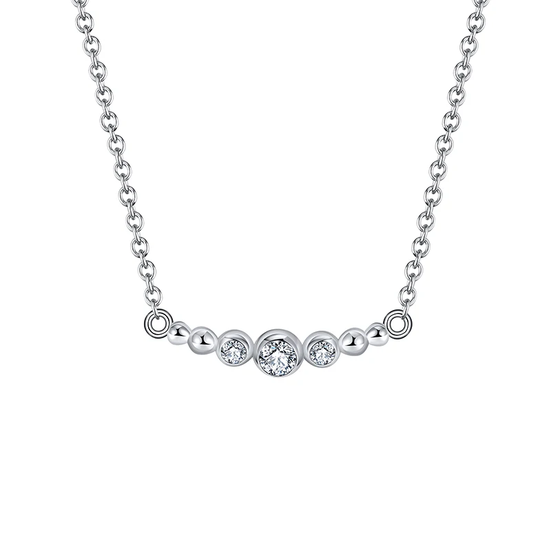 

RINNTIN SN267 Jewelry Sets Necklace 925 Sterling Silver Personalized Necklace