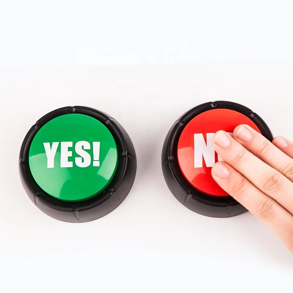 
In stock custom message sound talking push recordable button for learning 