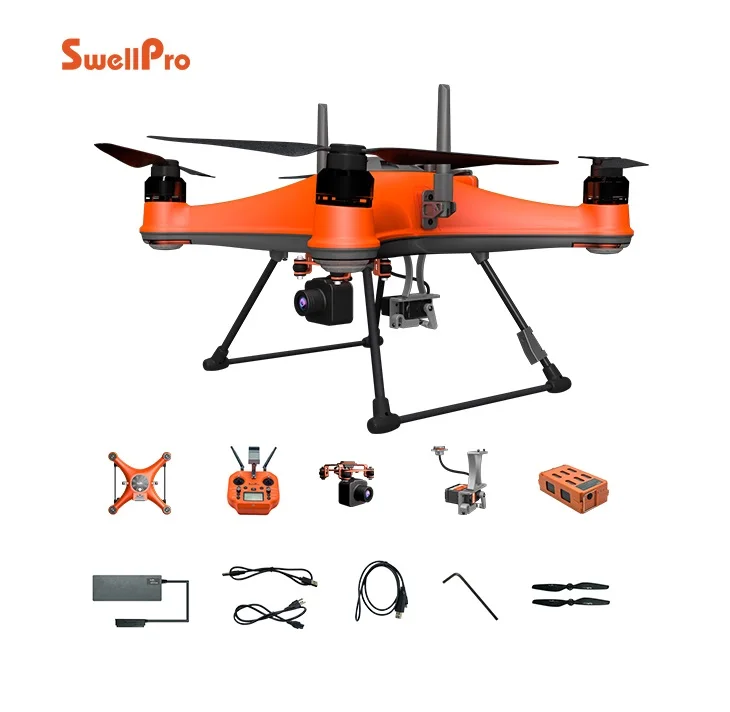 

SwellPro Sailor 4 Waterproof IP67 Drone Base Edition HD 4K Camera Orange 6600 mAh Smart quadcopter Fishing professional drone