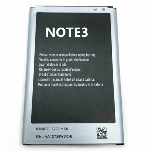 

3.8V 3200mAh B800E Battery For Samsung Galaxy Note3 n9002 n9005 n9006 n9008v n9009 moble phone battery