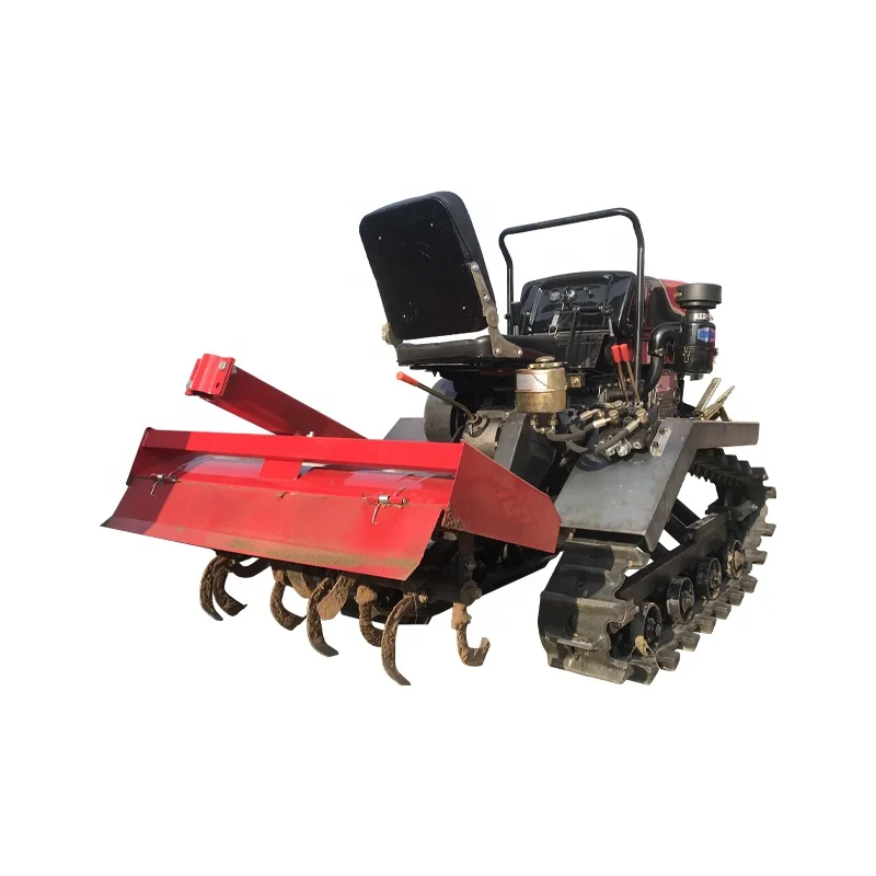 

Hot Sale Multi-Purpose Farm All Gear Transmission Mini Crawler Tractor Agricultural Crawler Tractors with Hydraulic Plow