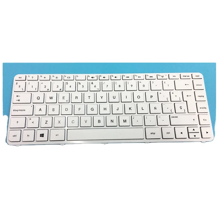 

HK-HHT White with backlight and with pointer notebook keyboard For 14-N white SP layout laptop keyboard
