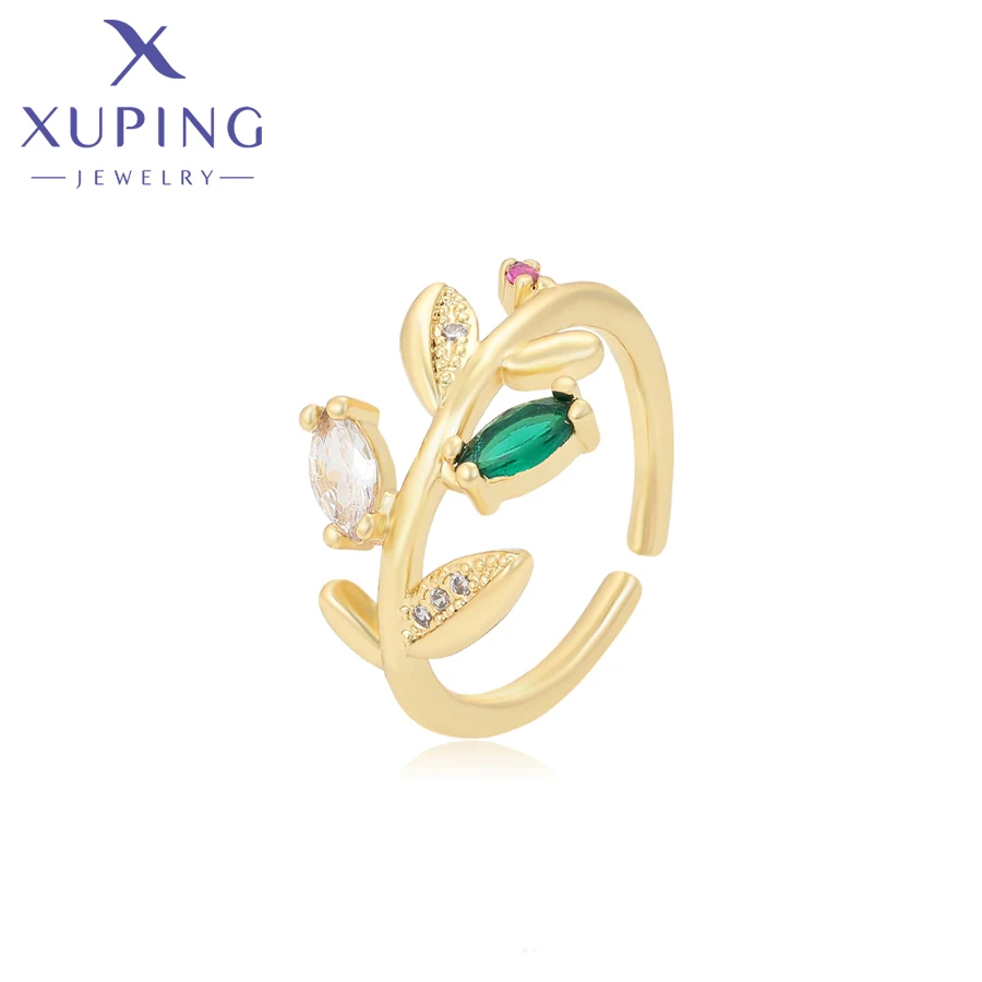 

BFB R-405 xuping jewelry 14 k gold plate simple special shape delicate elegant vintage trendy simple women open ring