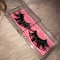 

Free 25mm mink eyelash sample custom lashes box with logo lashes3d wholesale vendor