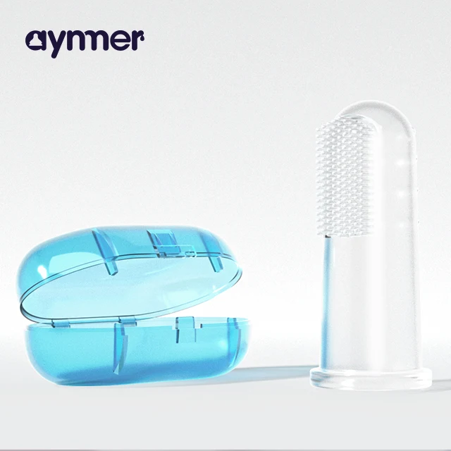 

Eco-Friendly Finger Toothbrush Primary Tooth Brush Clean Teeth Soft Silicone Finger Toothbrush