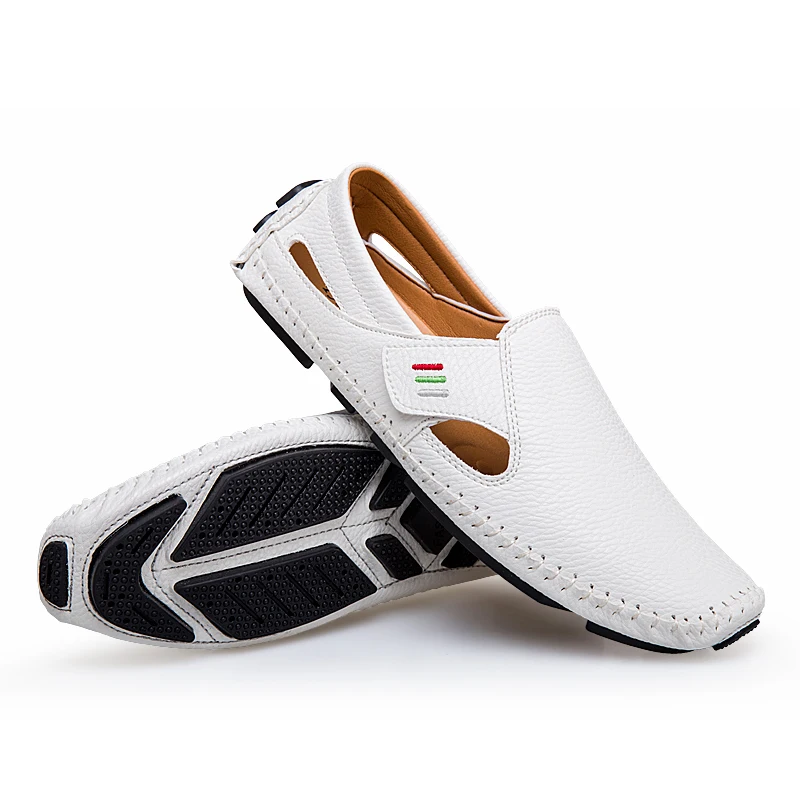 

New design driving shoes slip on pu leather loafers men casual shoes, 3colors