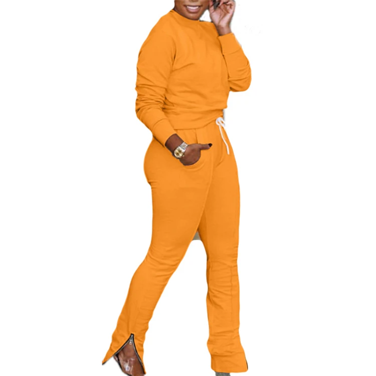 M1149 Fashion sets womens clothing 2020 women tracksuit two piece pants set clothing