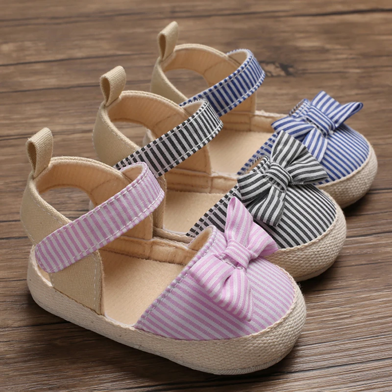 Fashion Infant Baby Girl Soft Sole Sandals Toddler Summer Shoes Bow-Knot Sandal