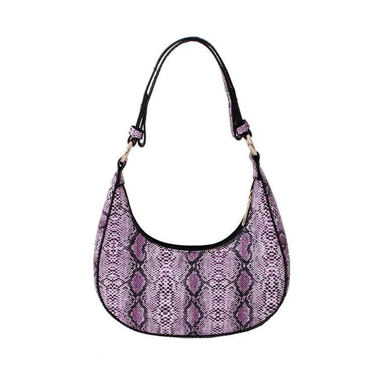 

AZB553 Paparazzi Fashion Shoulder Underarm Hand Bags Ladies Luxury Underarm Hand Bags For Women Snake Pattern Ladies Hand Bags, Various color available