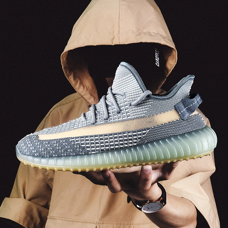 

2021 Yeezy 350 V2 Custom Fashion Woman Trainers Oem Outsole Sport Replicate Breathable Sport Running Shoes Mens Sneakers for Men