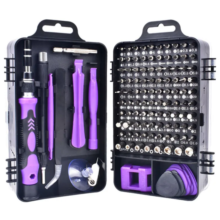 
Multi Screwdriver Set 115 In 1 With 98 Precision Bits Torx Screwdriver Set For Laptops Phone Tablet Electronic Device Hand Tool 