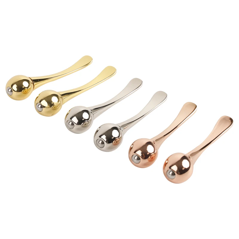 

New Design Luxury Metal Cosmetic Eye Massage Stick Eye Roller Massage Stick, Gold/rose gold/silver