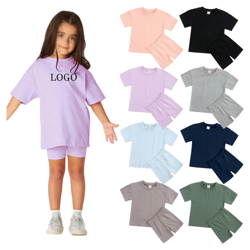 

2022 Children Luxury Clothing Good Quality Children Clothing Kids Sweatsuit Sets Summer