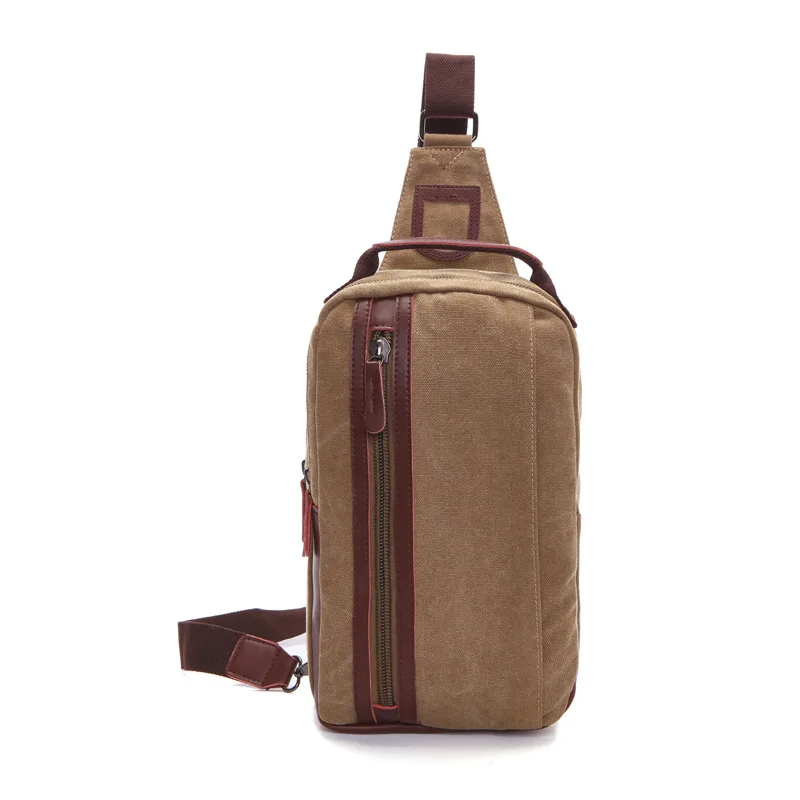 

Man Messenger Shoulder Bag Canvas Sport Casual Chest Sling Bag