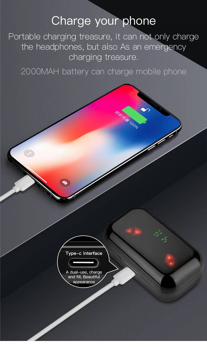 mini headset TWS F6 wireless earphones earbuds - ANKUX.COM
