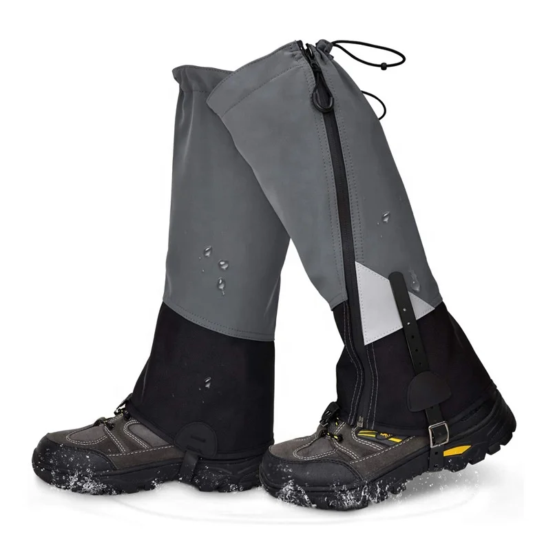 

Lined Leg Gaiters, Waterproof Snow Boot Hiking Gaiters for Kids Lightweight Outdoor Walking, Customized color