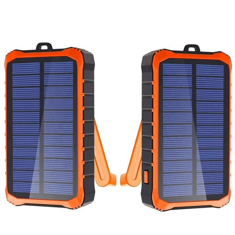 

Solar Charger PowerBank 12000mAh 2 USB Output Fast Phone Portable Charger Power Bank for Cell Phone