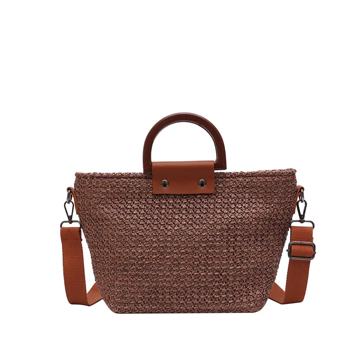 

Hot Selling Woven Shoulder Bag Girls Women Handbag