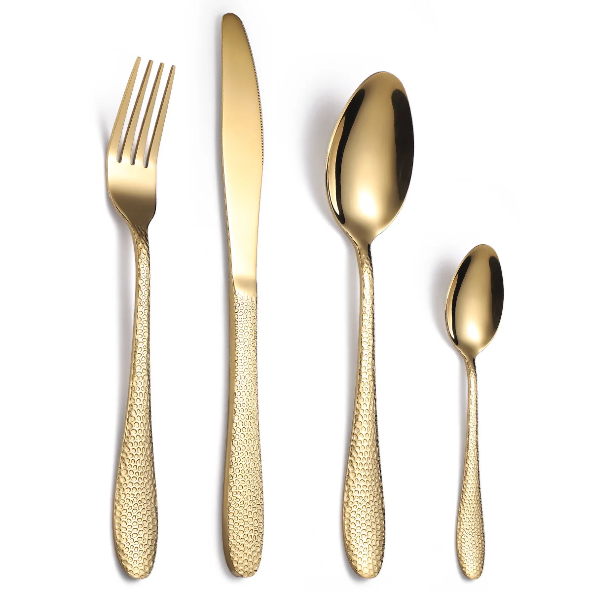 

Stainless Steel Cutlery Set Speckled handle Gold Spoon Knife And fork 24pcs Flatware Sets Gift Wooden Box It Can Be Printed LOGO, Sivler,rose gold,gold,black,rainbow