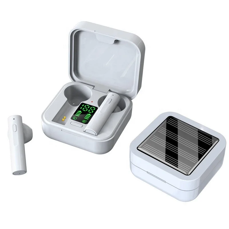 

Air6Plus TWS Solar charging True Wireless Earbuds BT5.0 Earphone Headphone Air6Plus with LED power display