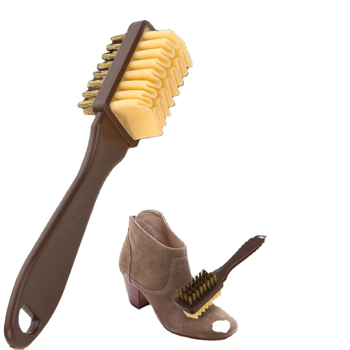 

QY Cleaning brush suitable for suede frosted shoes steel plastic rubber boots rubber eraser set cleaning brush, Send by random