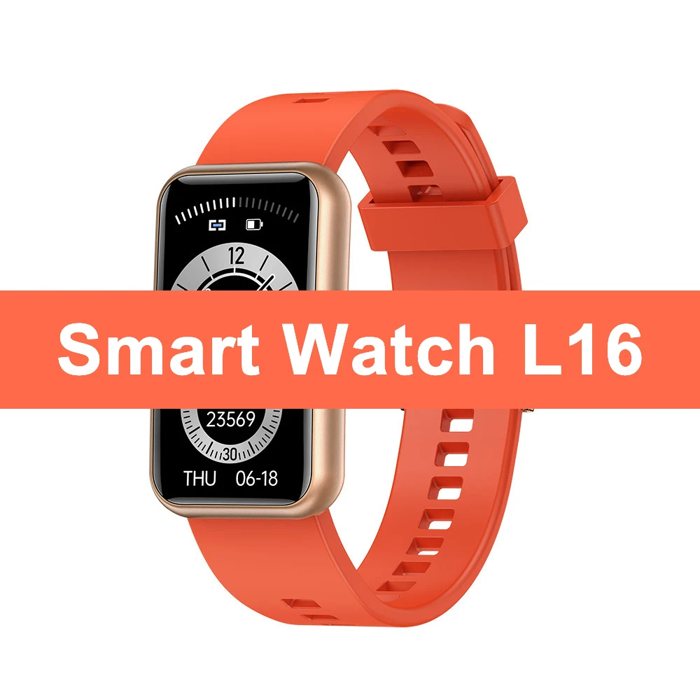 

L16 Fullview Screen Smartband Smartwatch 1.45inch Full Touch SmartWatch Blue tooth Fitness Tracker Sport Watch, Orange, pink, black, silver white, silver green, black green