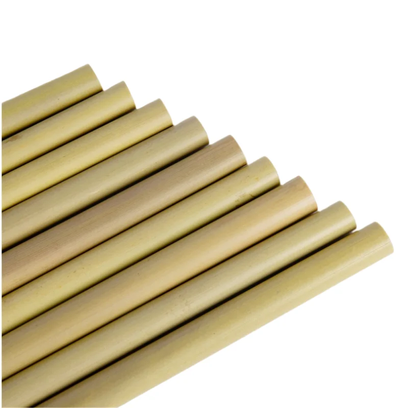 

Free Samples 15-20cm Handmade Multipurpose Recyclable Cleanable Bamboo Straw in Cotton Bag, Natural bamboo color