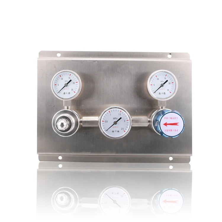 Special Manifold Block Gas Pressure Regulator Gas Regulator Panel