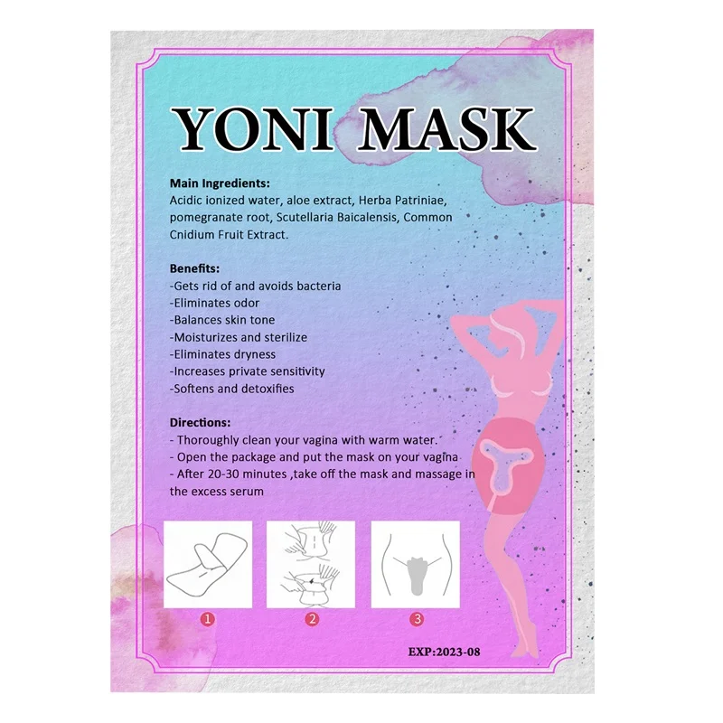 

OEM Natural Organic Purifying Bikini Sheet Mask Botanical Extract Vaginal Mask