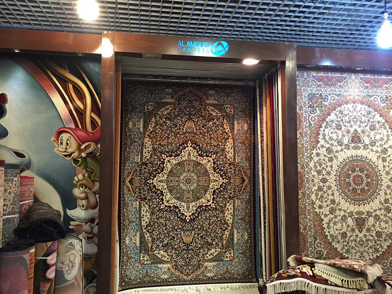 Free Standing Hanger Carpet Rug Rack Large Area Display Stand For Sale ...