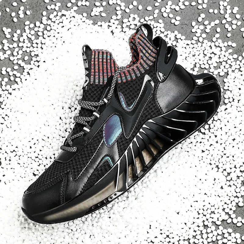 

2021 Leisure large size summer new male reflective men sports shoes