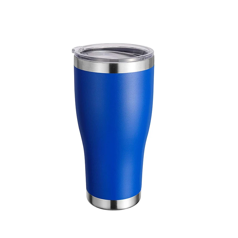 

Thermal Powder Coated Sublimation Custom Logo Double Wall Vacuum Insulated Metal Stainless Steel Coffee Travel Mug With Straw, Custom color