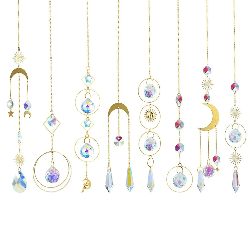 

Handmade suncatcher crystals Customization Crystal SunCatcher Hanging crystal Sun Catchers