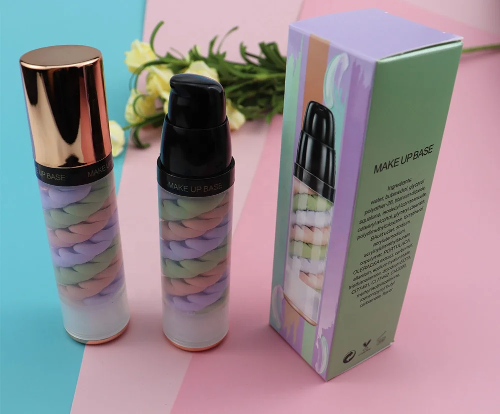 

wholesale vegan liquid base makeup Base Cream Invisible Pore Foundation Prime Makeup Primer, Transparent