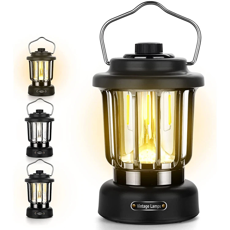 

Stepless Dimming 4 Light Modes 5600Mah Ipx4 Waterproof Portable Outdoor Emergency Rechargeable Led Camping Lantern