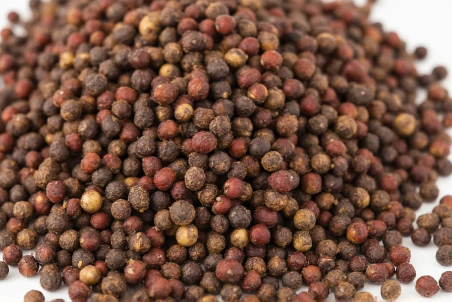Chef grinding fresh Indian peppercorns over a finished dish