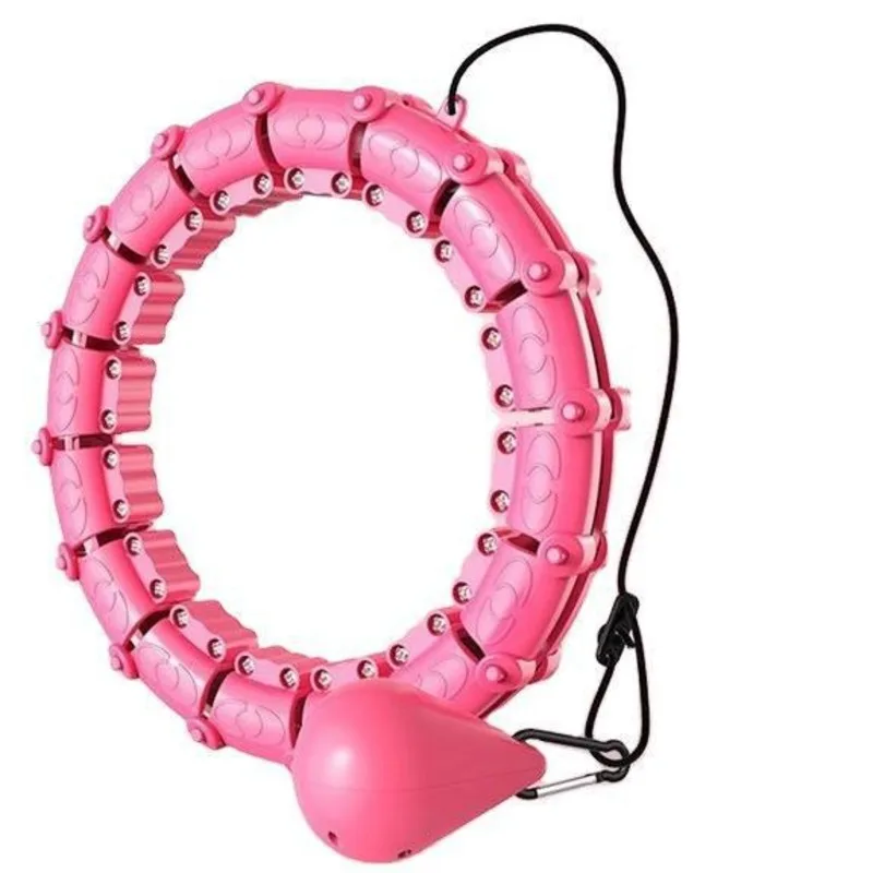 

Segorts Adjustable size From 56cm to 120cm hula hoops logo customized color with 24 detachable parts, Red purple