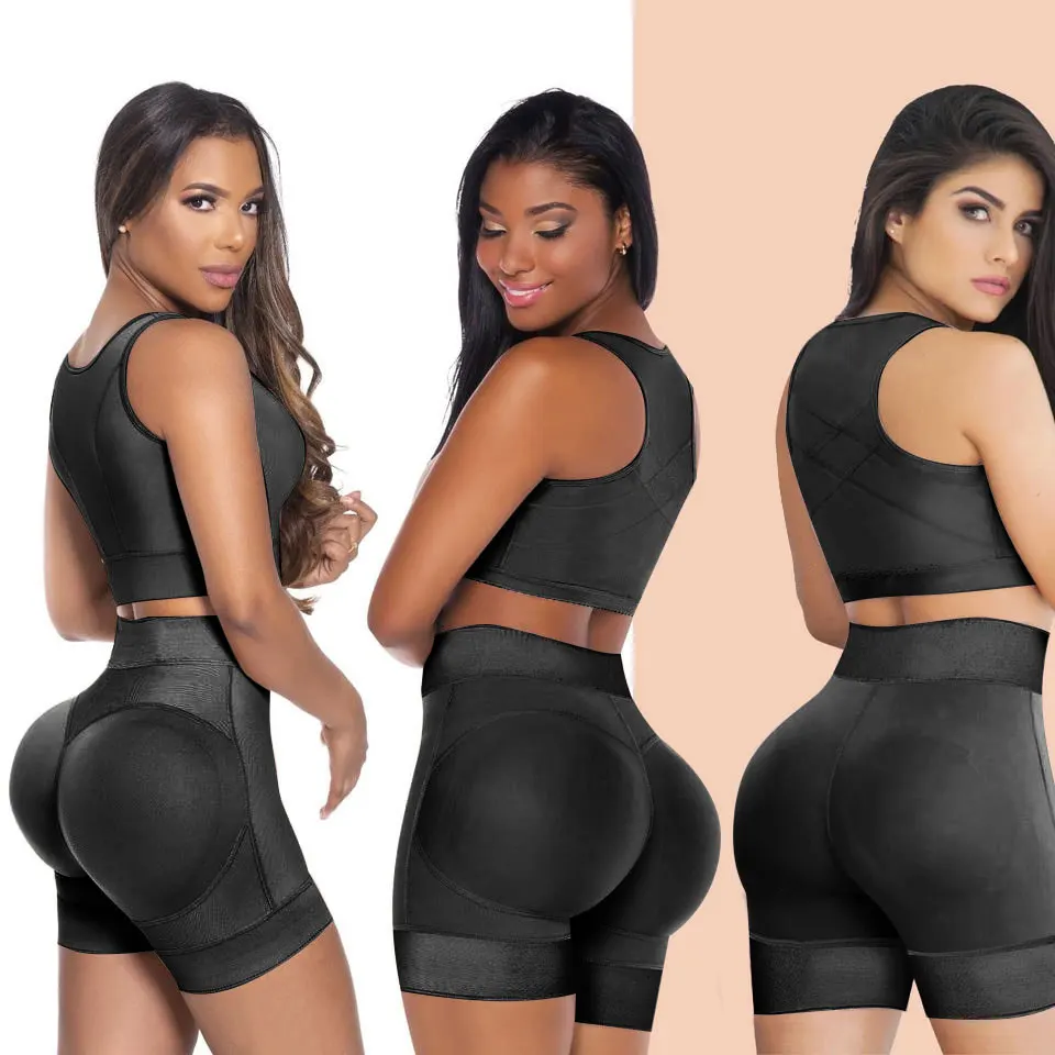 

Butt Lifter Shaper short after op BBL Surgical Shapewear Set Women High Compression Post Surgery Fajas Colombianas With Bra