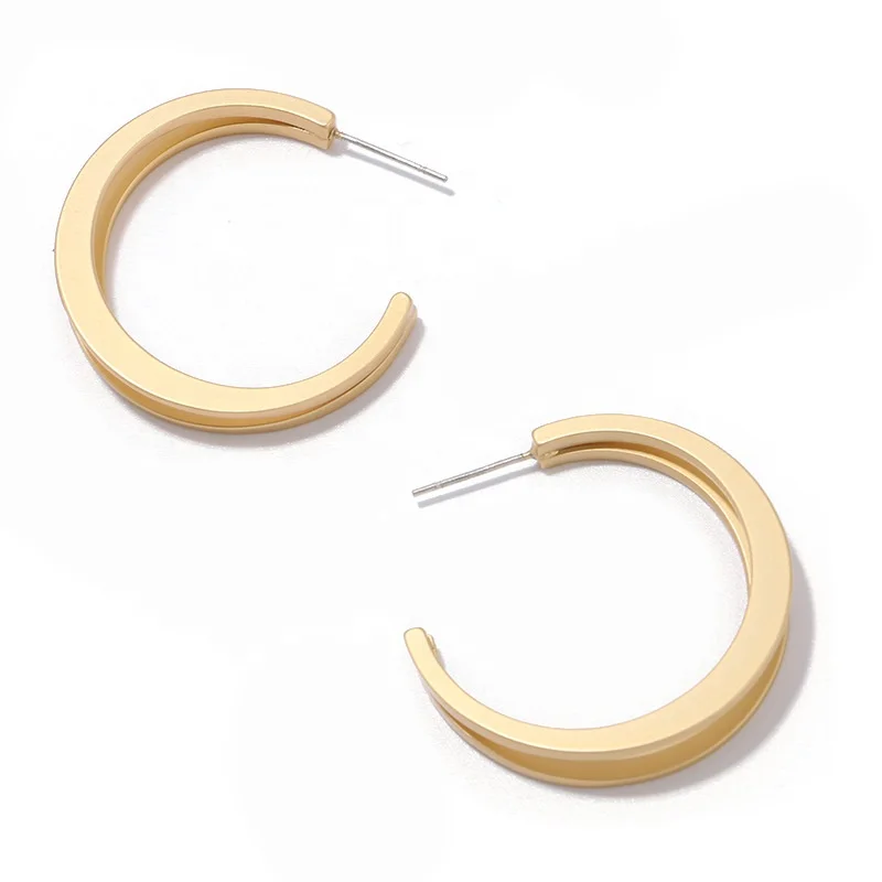 

Simple Vintage Hollow Round Circle Hoop Earrings for Women Lady Geometric Earrings Fashion Jewelry Gift