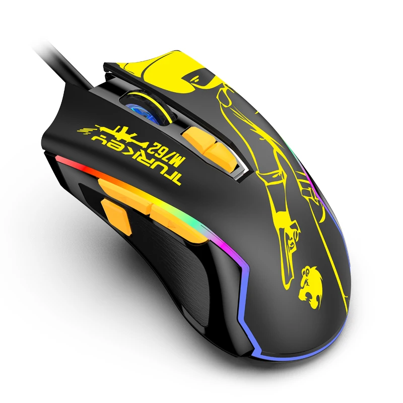 

KPS m762 Press gun mouse Cheap price wired computer gaming mouse for PUBG games