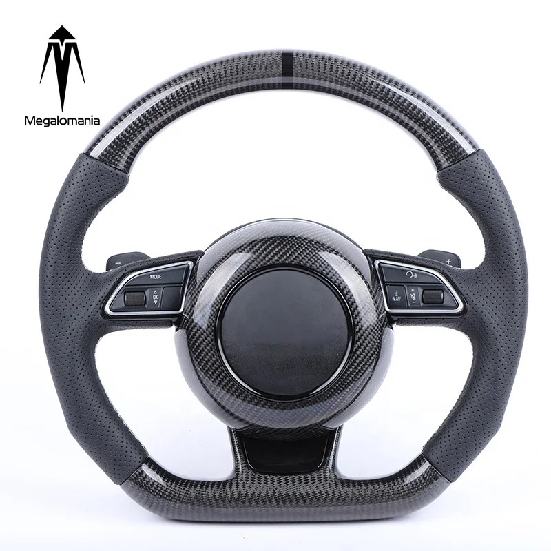 

Modified sports style B8.5 A5 A6 Alcanta Ra carbon fiber steering wheel