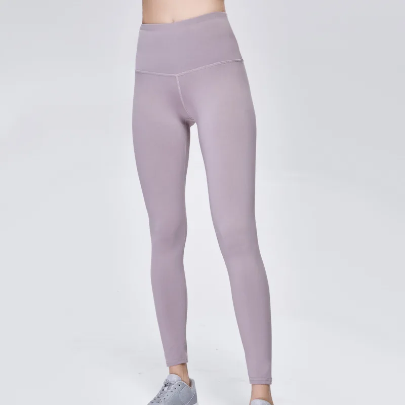 

Open Line Denim Pockets Tight Fitness Trousers All-match Yoga Leggings Nine-point Training Quick-dry Sports Pants Wome