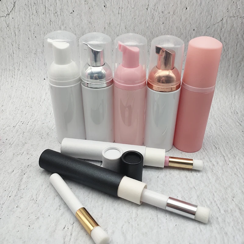 

Eye Lash Foaming Cleanser Shampoo Eyelash Extension Cleaning Kit Set With Brush